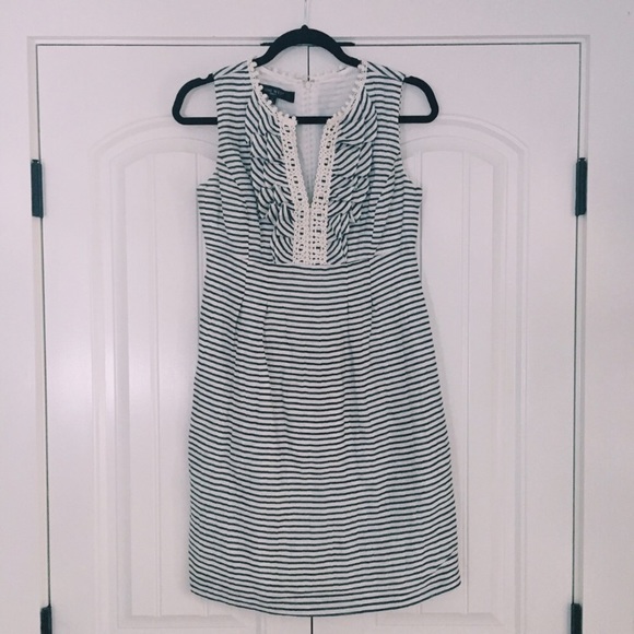 Striped Sleeveless Dress - Picture 1 of 3